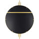 Propaganda 41 X 30 inch Gold Wall Mirror