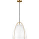 Sean Lavin Norman 1 Light 13.38 inch Satin Brass Pendant Ceiling Light