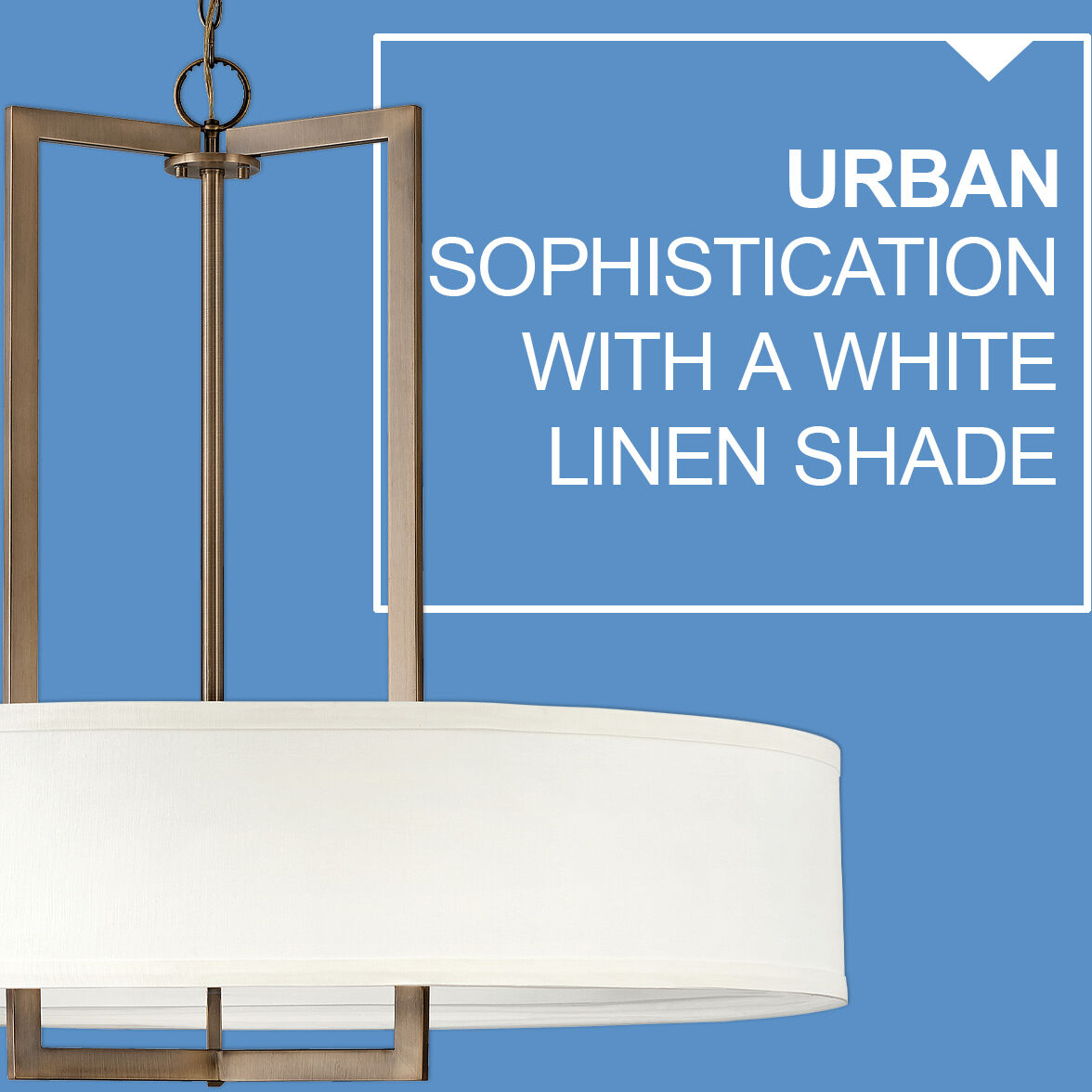 Hampton 9 Light 40 inch Brushed Bronze Indoor Chandelier Ceiling Light