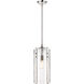 Alverton 1 Light 8 inch Polished Nickel Pendant Ceiling Light