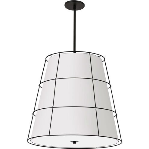 Alcala 4 Light 22 inch Matte Black Pendant Ceiling Light
