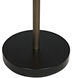 Thinking Cap 67 inch 60.00 watt Matte Black with Antique Brass Floor Lamp Portable Light