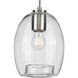 Caisson 1 Light 8 inch Brushed Nickel Mini-Pendant Ceiling Light