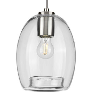 Caisson 1 Light 8 inch Brushed Nickel Mini-Pendant Ceiling Light