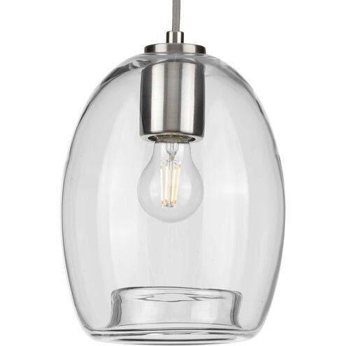 Caisson 1 Light 8 inch Brushed Nickel Mini-Pendant Ceiling Light