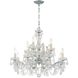 Maria Theresa 12 Light 29 inch Polished Chrome Chandelier Ceiling Light in Clear Swarovski Strass