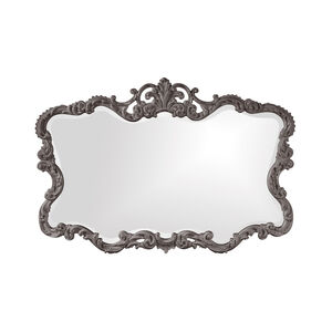 Talida 38 X 27 inch Glossy Charcoal Wall Mirror