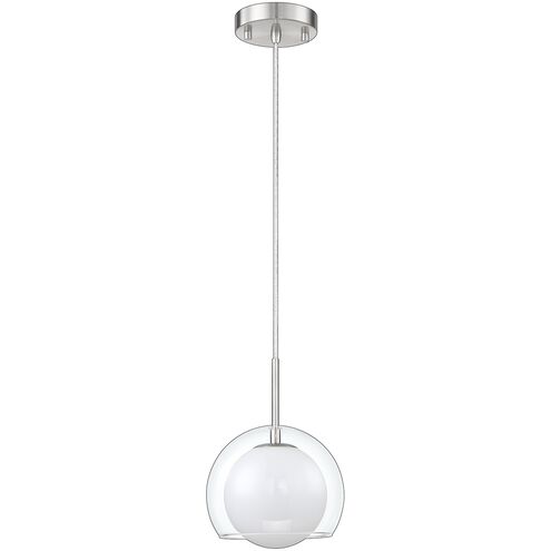 Sereno 1 Light 8 inch Satin Nickel Pendant Ceiling Light