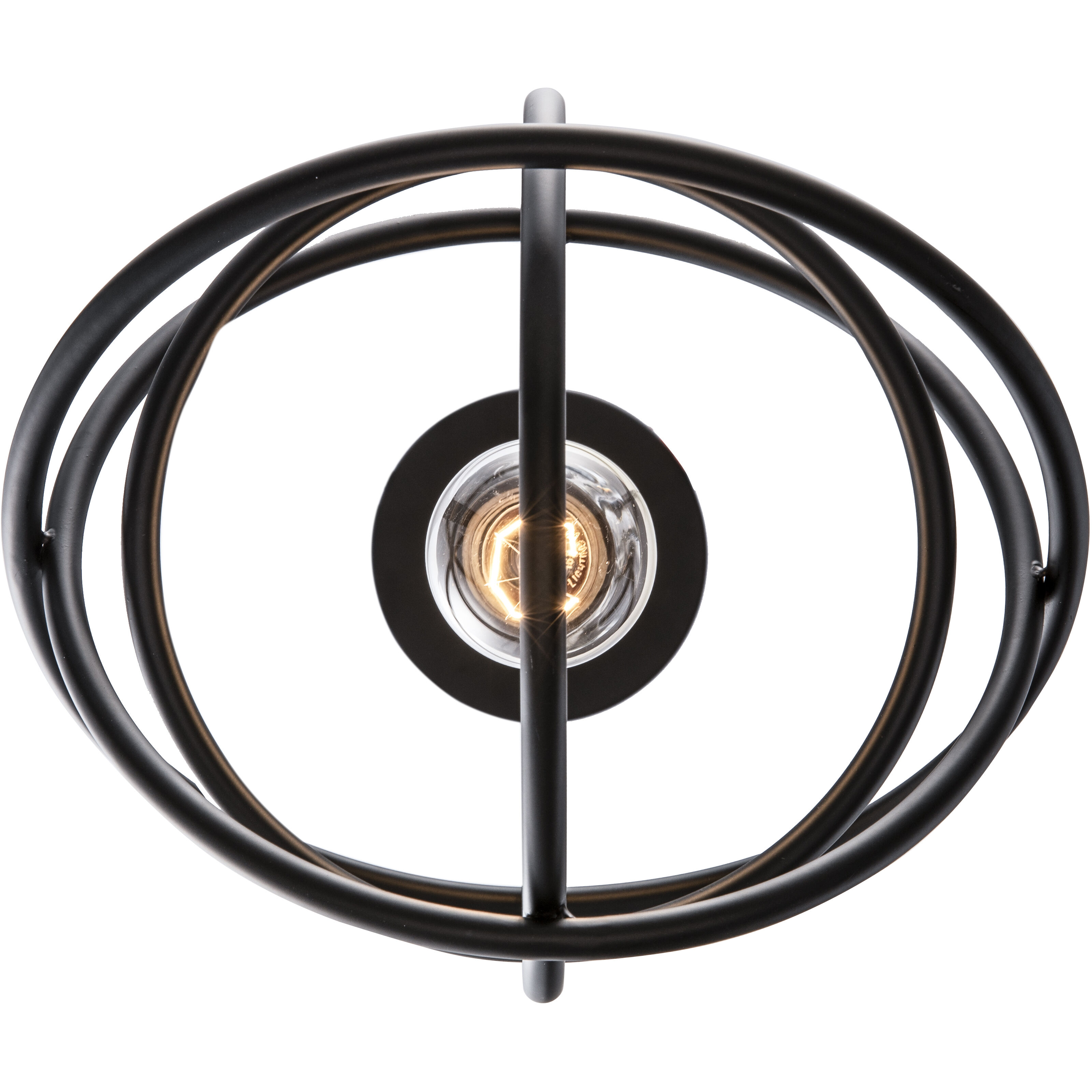 Lyra 1 Light 10 inch Black Pendant Ceiling Light
