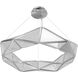 Seoul LED 47 inch Chrome Pendant Ceiling Light