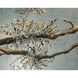 Falling Branch 88 inch Eglomise Reverse Hand Painted Credenza