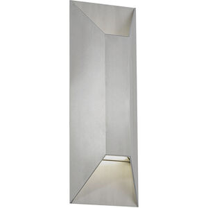 Maglev 2 Light 16 inch Brushed Aluminum Outdoor Wall Light in 3000K