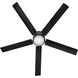 Vail Flush 52 inch Matte Black Fan