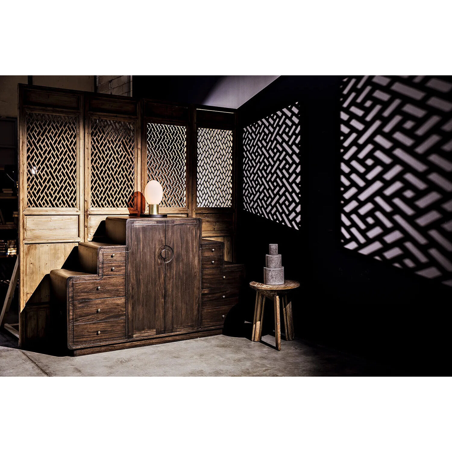 Nova 77.5 X 21 inch Ebony Walnut Sideboard