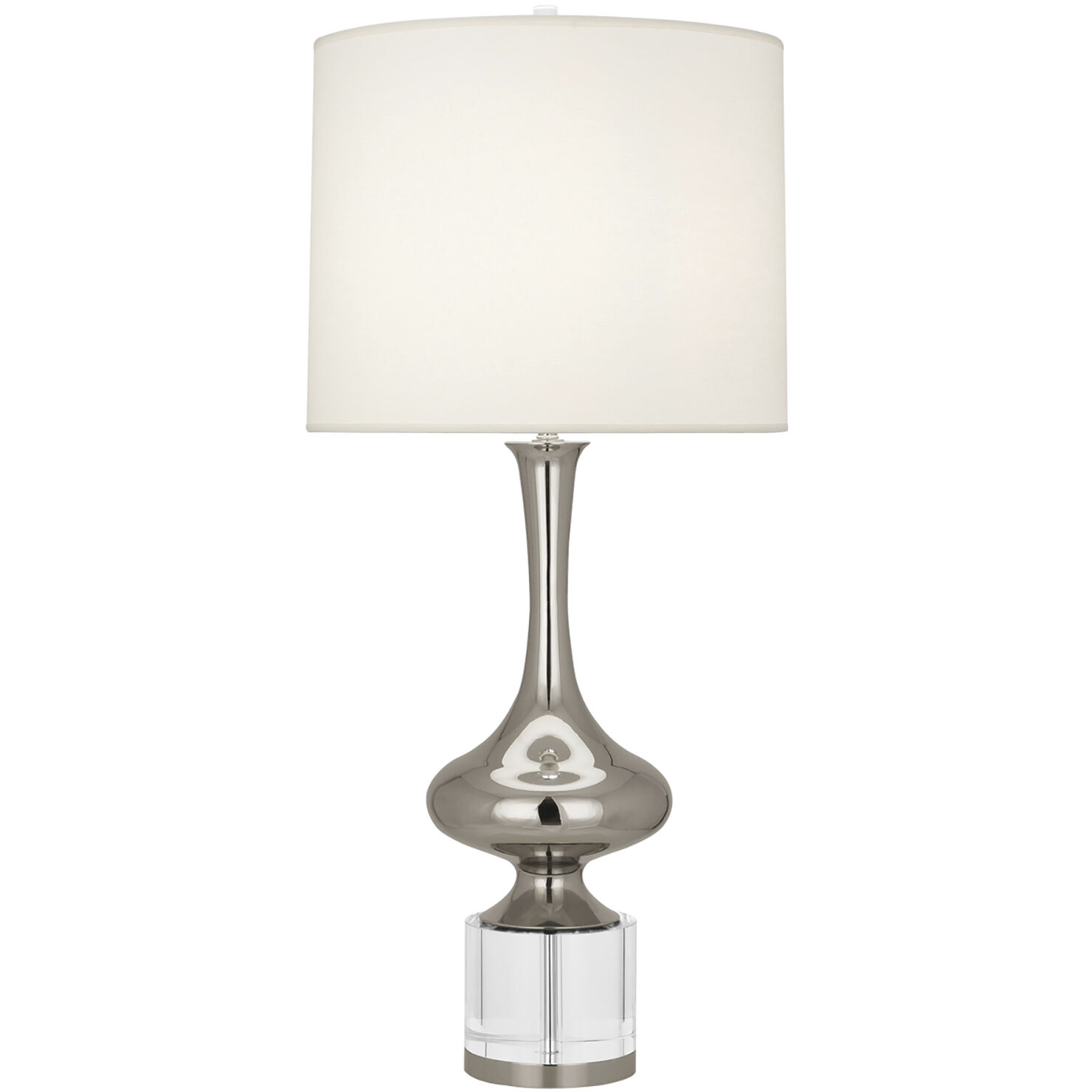 Jeannie 33.5 inch 150 watt Polished Nickel Table Lamp Portable Light in Fondine