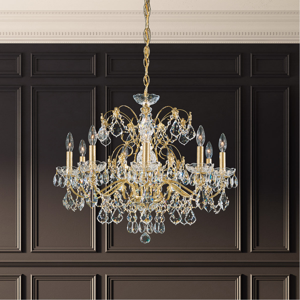 Century 9 Light 26 inch Aurelia Chandelier Ceiling Light