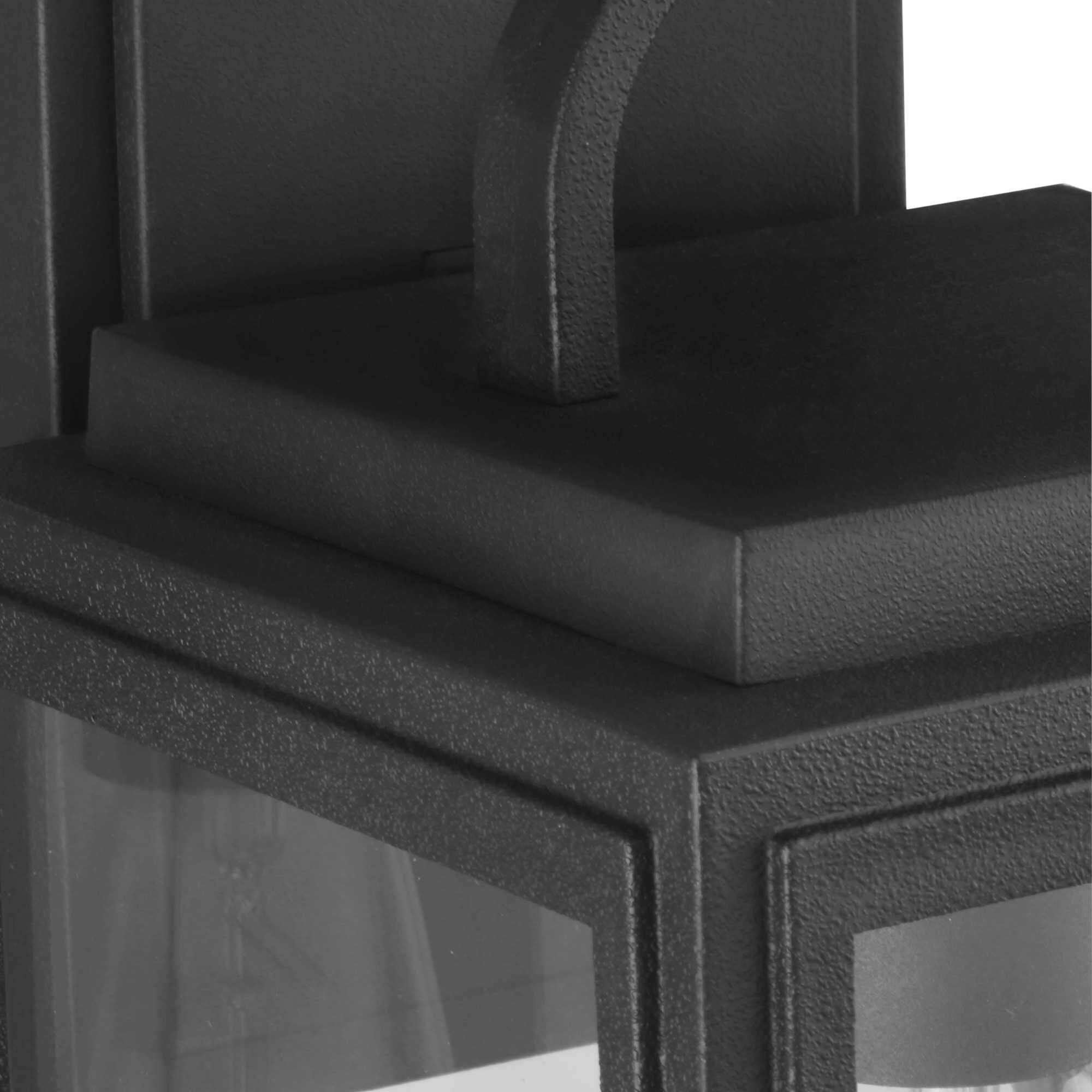 Grandbury 1 Light 14 inch Textured Black Outdoor Wall Lantern, with DURASHIELD, Medium