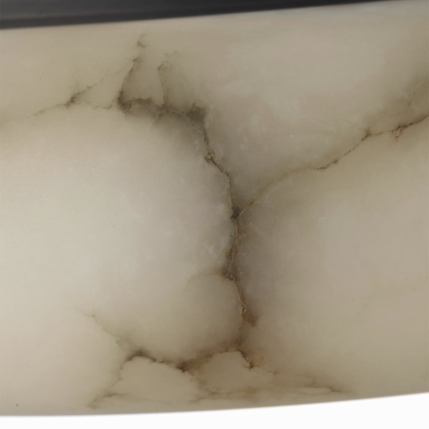 Kelly Wearstler Formosa LED 22 inch Alabaster and Bronze Flush Mount Ceiling Light