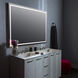 Track 60 X 42 inch Black LED Lighted Mirror, Vanita by Oxygen