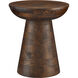 Gati 15 inch Umber Accent Table