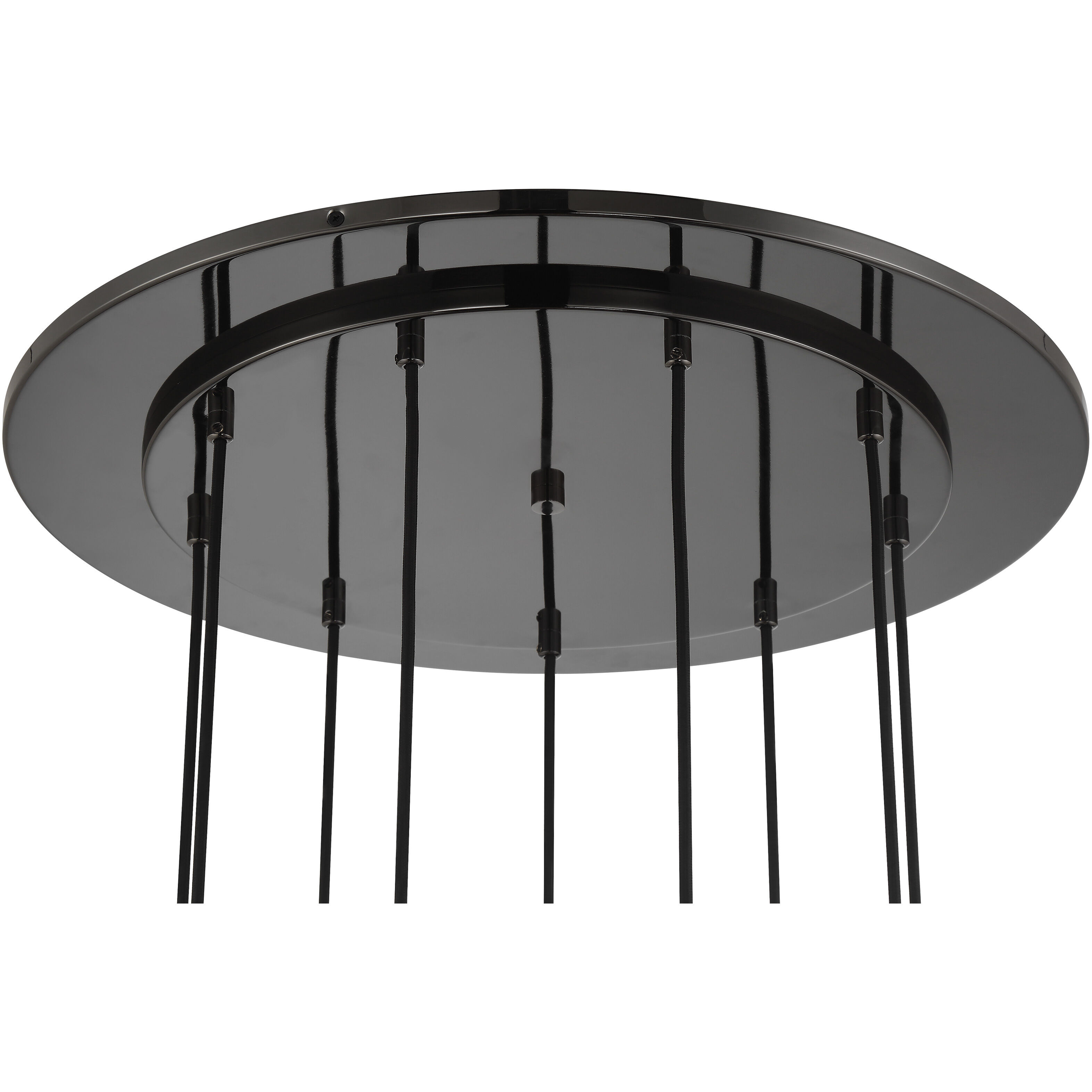 Neveh 9 Light 24 inch Gun Metal Pan Pendant Ceiling Light