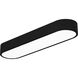 Juniper 23.75 inch Matte Black Flush Mount Ceiling Light