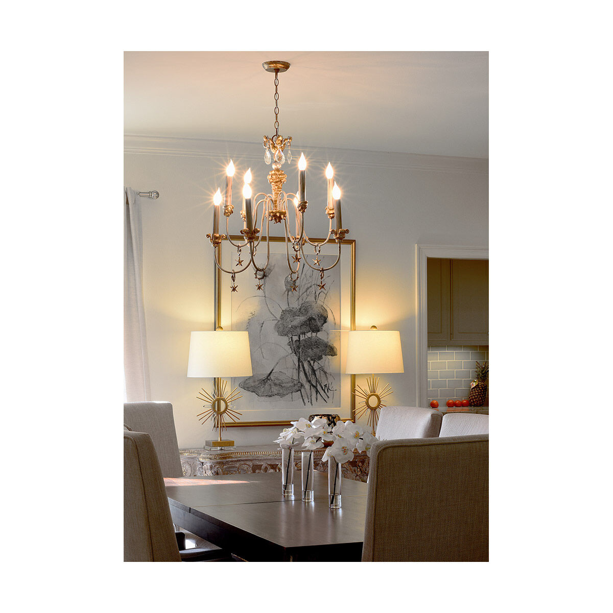 Cream and gold ceiling lights deals