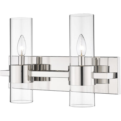 Lawson 2 Light 17 inch Polished Nickel Vanity Wall Light