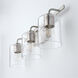 Greyson 3 Light 25 inch Brushed Nickel Vanity Light Wall Light