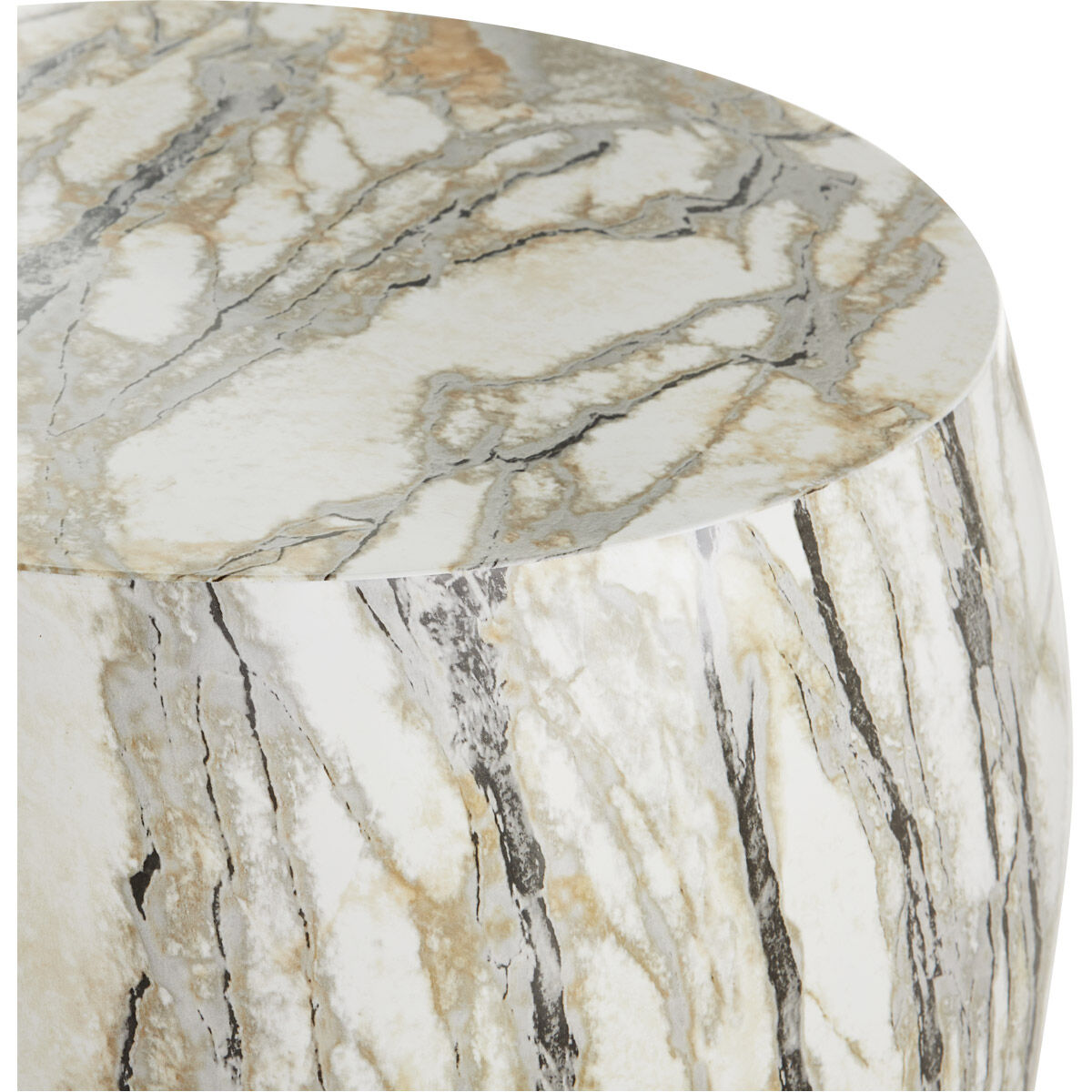 Kenmore 24 inch Mojave Faux Marble Side Table