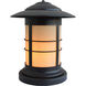 Newport 1 Light 16.75 inch Verdigris Patina Column Mount in White Opalescent