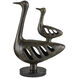Duck Family Bronze Decorative Object