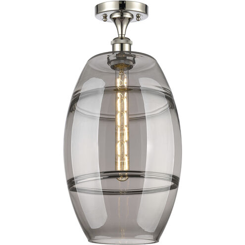 Ballston Vaz 1 Light 10 inch Polished Nickel Semi-Flush Mount Ceiling Light