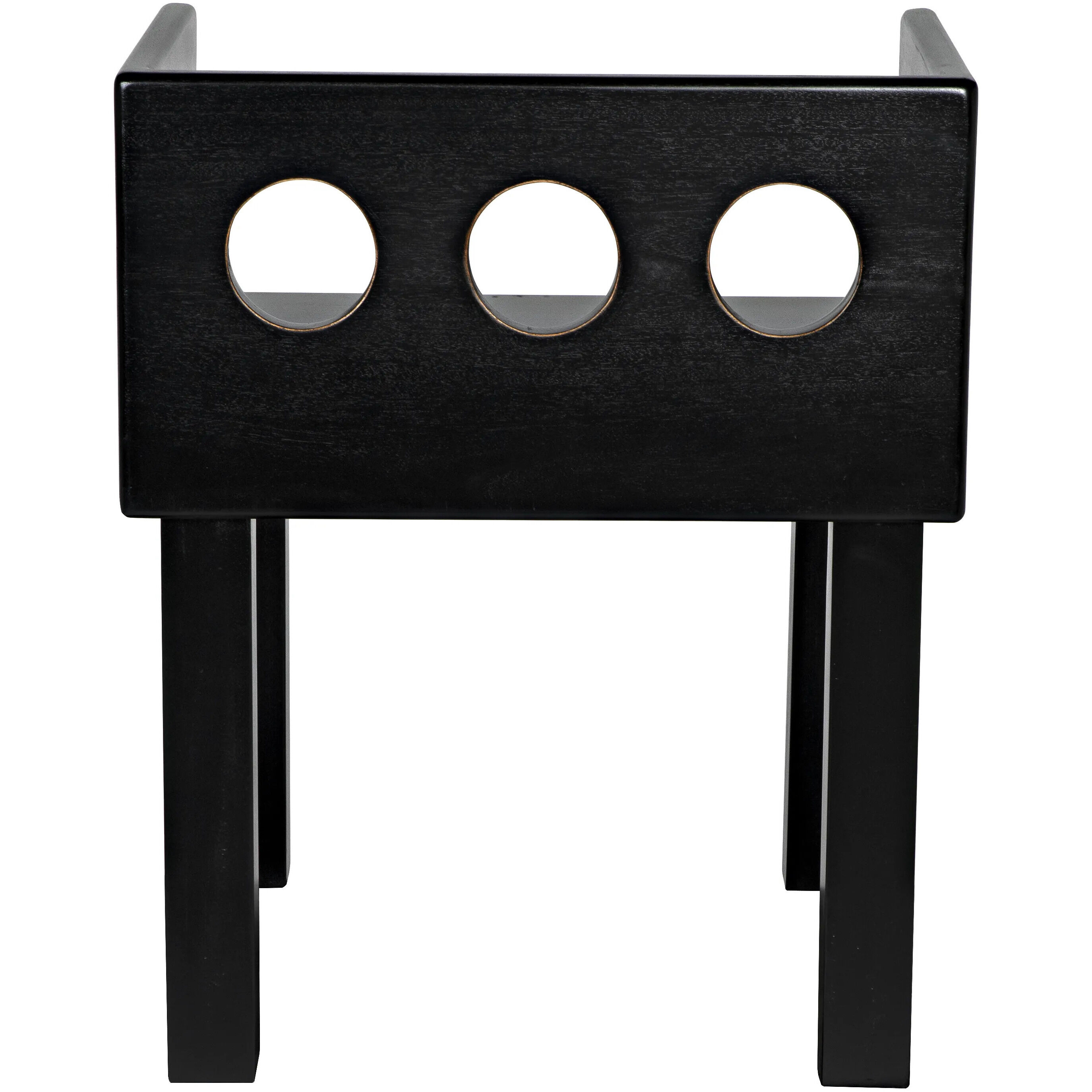 Elton Hand Rubbed Black Dining Chair