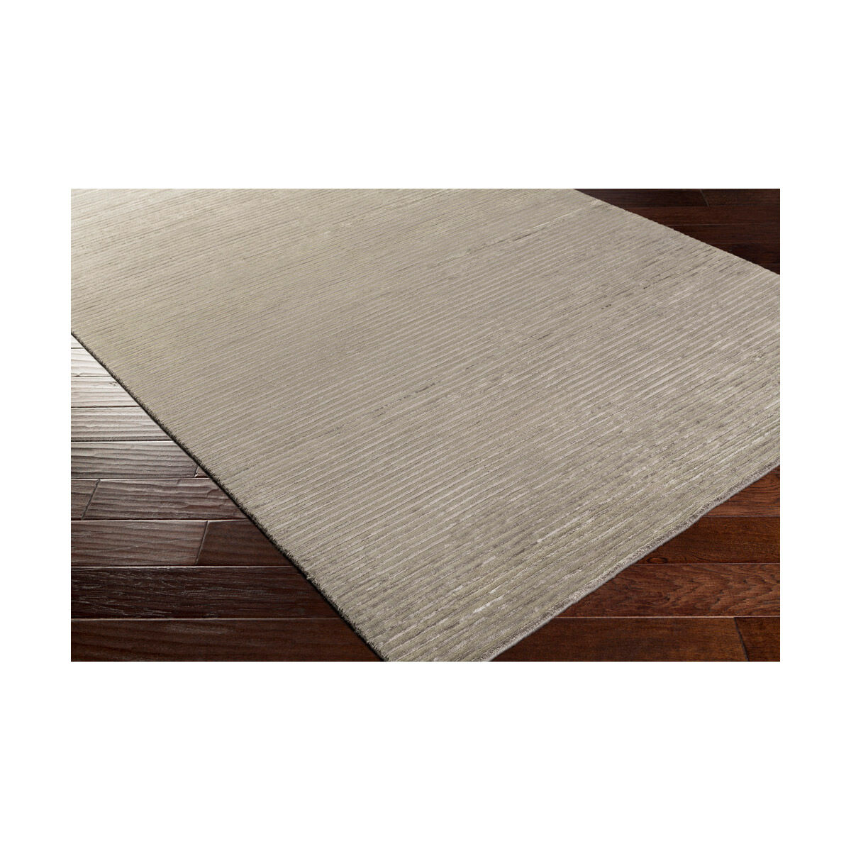 Mugal 132 X 96 inch Gray and Gray Area Rug, Wool