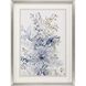 Florals Collection Blue Framed Art