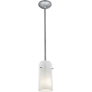 Glassn Glass Cylinder 1 Light 5.25 inch Pendant