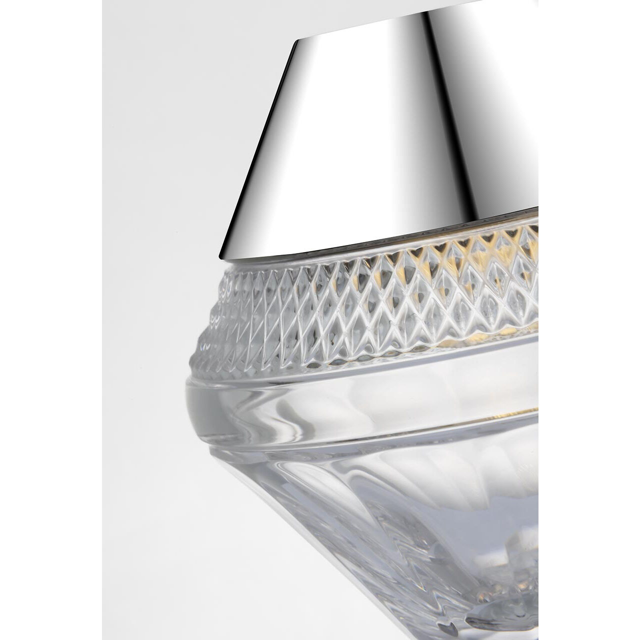 Waterford Copper Coast 5 inch 1.00 watt Polished Nickel Rechargeable Accent Lamp Portable Light