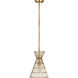 Alito 1 Light 11 inch Rubbed Brass Pendant Ceiling Light