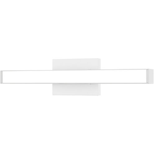 Presley LED 18 inch Matte White Bath Vanity Light Wall Light