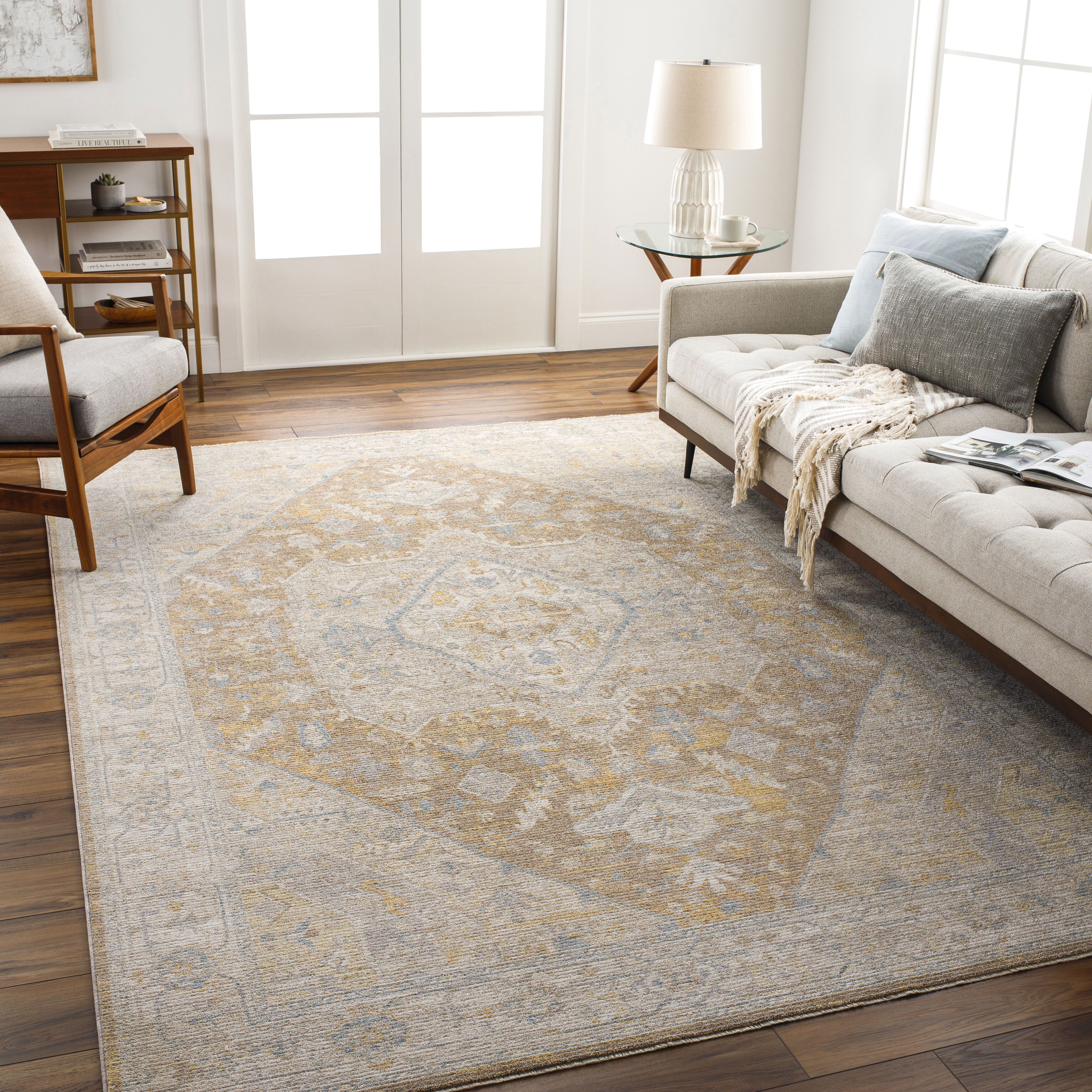 Avant Garde 36 X 24 inch Taupe Rug, Rectangle
