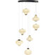 Solara LED 25.2 inch Graphite Chandelier Ceiling Light