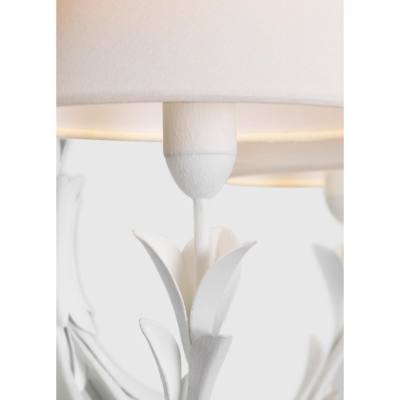 Chapman & Myers Provenz LED 32 inch Plaster White Chandelier Ceiling Light