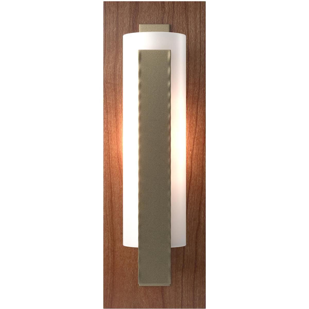 Forged Vertical Bar 1 Light 5 inch Soft Gold ADA Sconce Wall Light in Cherry