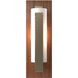 Forged Vertical Bar 1 Light 5 inch Soft Gold ADA Sconce Wall Light in Cherry