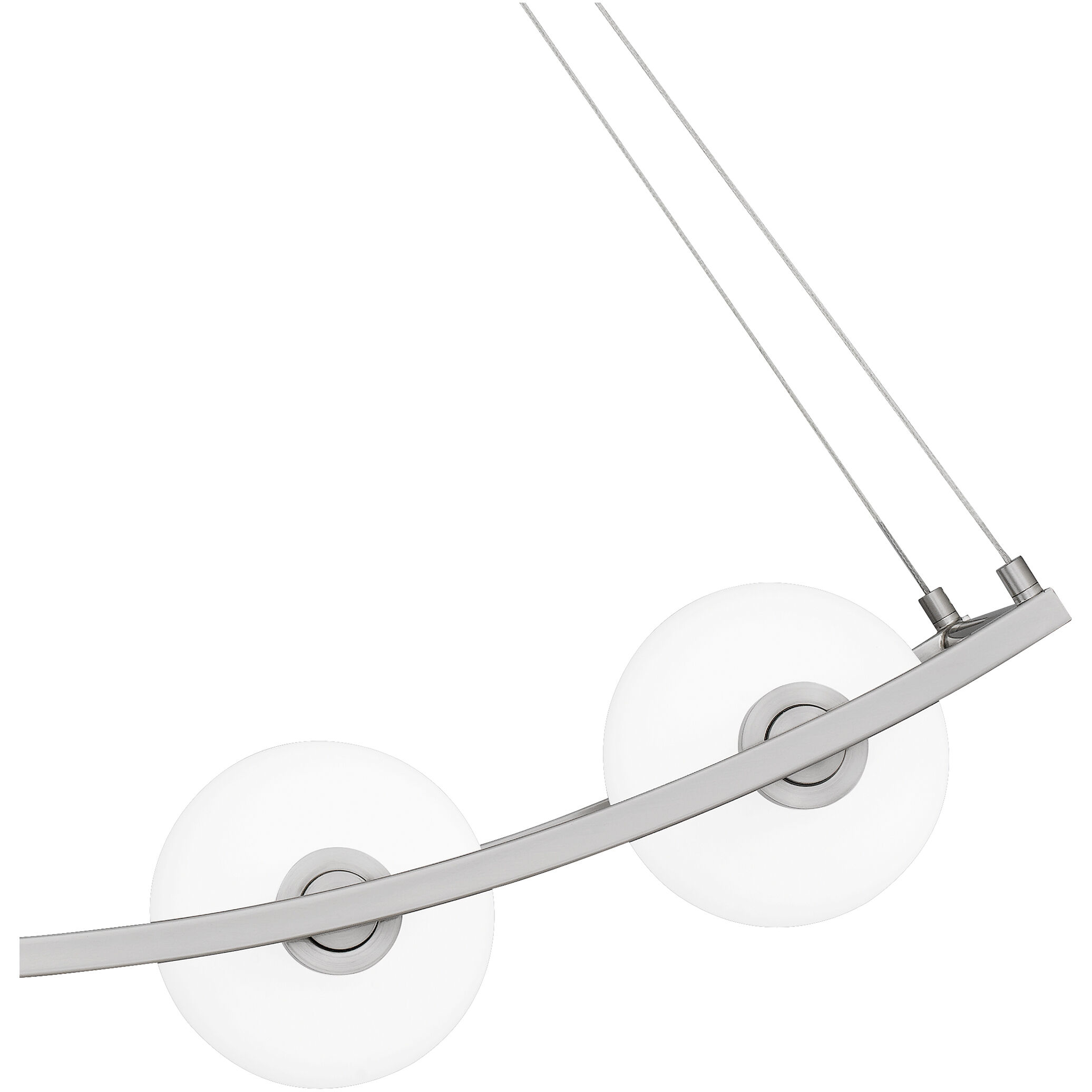 Enzo 5 Light 37.75 inch Brushed Nickel Island Light Ceiling Light