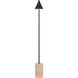 Task Portables 54.25 inch 8.00 watt Coal Table Lamp Portable Light