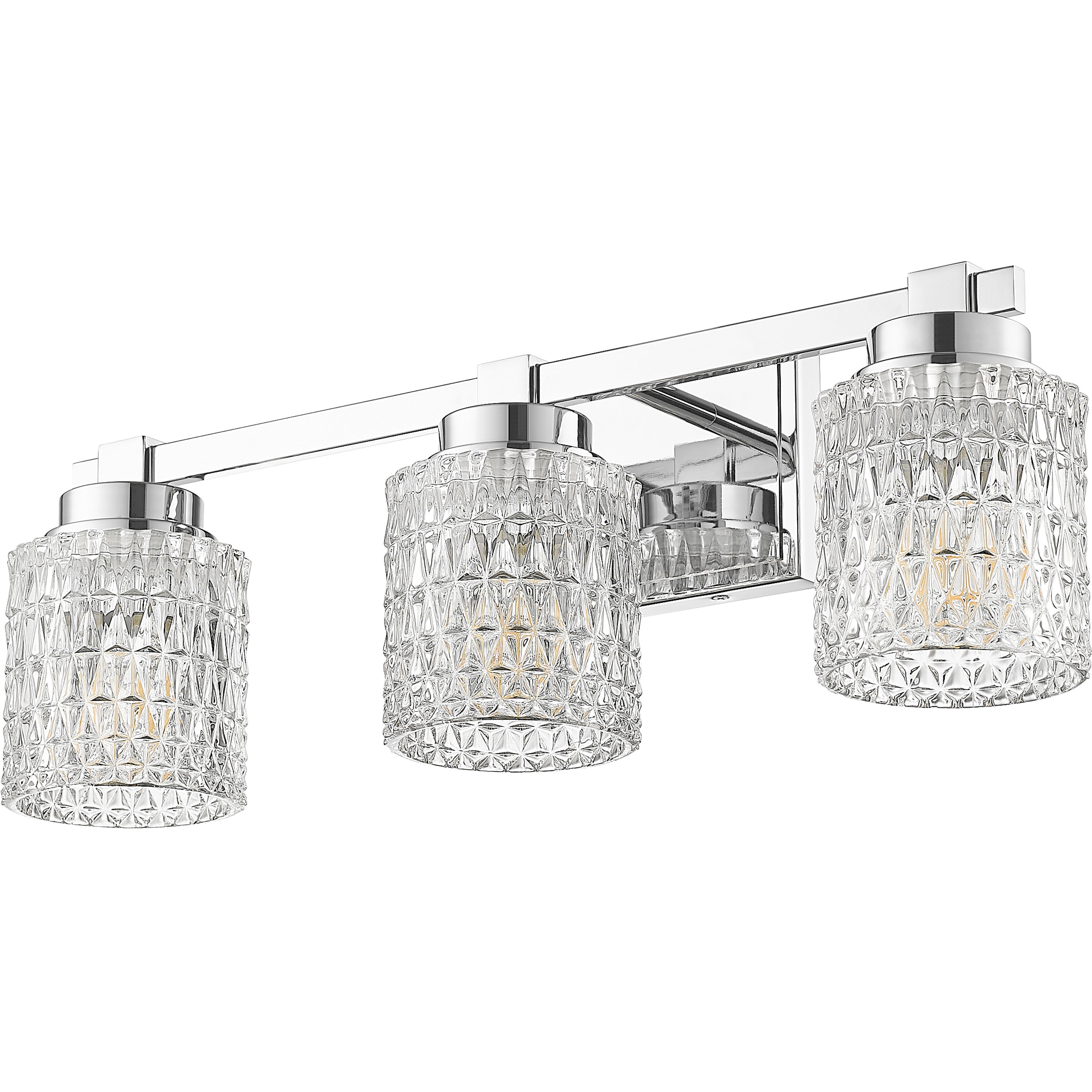 Jacqueline Vanity Wall Light in Chrome