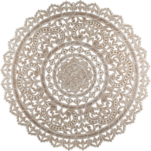 Anushka Taupe Wall Art, Square