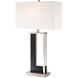 Theoris 31 inch 100.00 watt Dark Walnut Table Lamp Portable Light